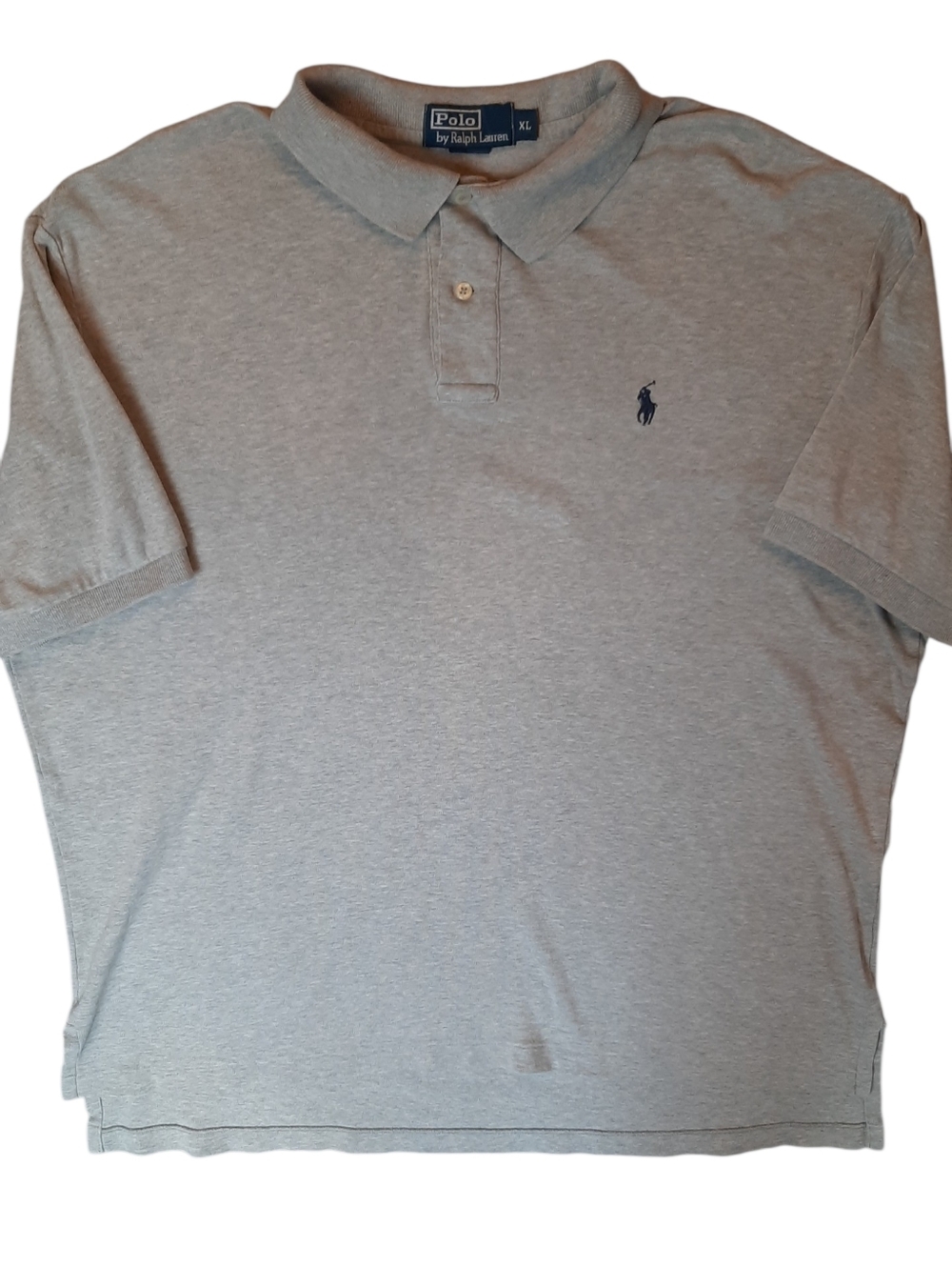 Polo Ralph Lauren Polo Shirt Men’s XL Light Gray Preppy Classic Sporty Casual